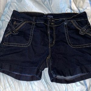 Dark Jean shorts